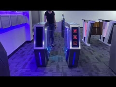 Catraca de barreira de aba de 2 pistas com sistema de gerenciamento de ingressos com luz no cinema