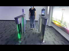 Barreiras de Controle de Acesso em Vidro Orgânico com Portão Giratório AC220V Com Múltiplos Modos de Passagem