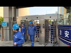 Sistema automático de pedestres Turnstile de alta segurança Instalações de estacionamento Porta giratória