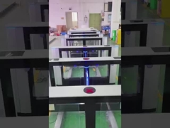 ISO 9001 Processo automático de liga de alumínio Porta balançante torneira RFID Segurança Gaternstile