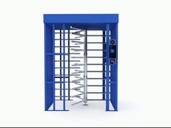 Full Height Turnstile Face Reader com Turnstiles de aço inoxidável Porta de estilo de volta segura