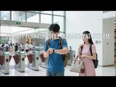 Ver Entrada de Segurança de Catraca de Altura Total Eletrônica Demonstração de Velocidade de Passagem de 30 Pessoas / Min