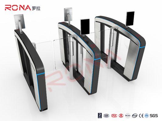 comprar Torniquete da porta de velocidade do reconhecimento do RFID com os braços de Arcliy para a escola do escritório do hotel online manufacture