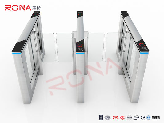 comprar Controle de acesso sem escova do torniquete da porta de velocidade do servo motor com braço acrílico online manufacture