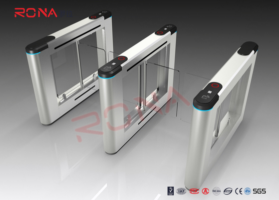 comprar Porta da barreira do balanço da entrada da impressão digital de aço inoxidável para o canal da desvantagem online manufacture