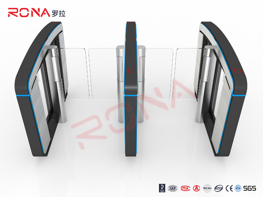 comprar Impressão digital Retrátil Flap Ala Barreira Pedestre Controle de Velocidade Porta Turnstile online manufacture