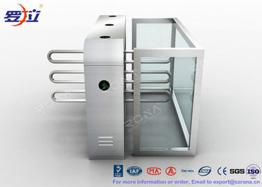 comprar Porta de aço inoxidável de Turnstyle dos torniquetes da altura da cintura do leitor de impressão digital para o controlo de acessos online manufacture