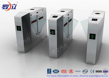 comprar Sistema do controle de acesso dos SS da porta 304 da barreira da aleta da segurança do metal com impressão digital online manufacture