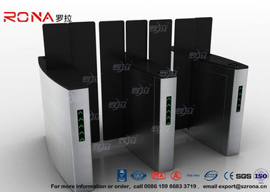 comprar Vidro moderado das portas de segurança do torniquete do controle de acesso que desliza o material online manufacture