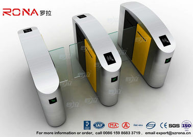 comprar Porta de aço inoxidável da barreira da aleta da porta da barreira do torniquete 304 que desliza torniquetes da altura da cintura com o motor da escova da C.C. online manufacture