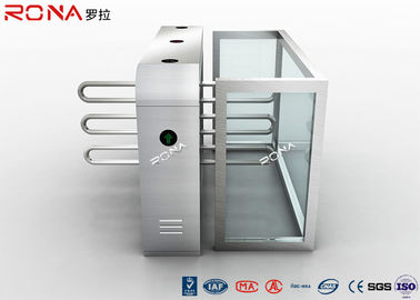 comprar Barreira inoxidável assegurada Turnstil à altura da cintura da solução da segurança com asas do metal online manufacture