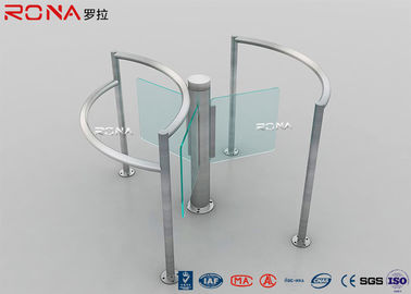 comprar Meios torniquetes manuais da altura, porta pedestre do torniquete com balanço de vidro moderado online manufacture