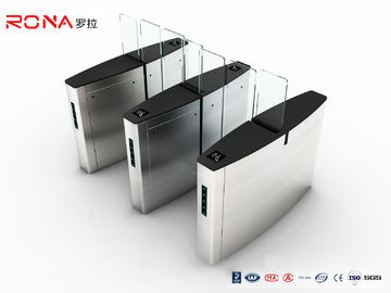 comprar Anti balanço acrílico de grampeamento que desliza o torniquete pedestre automático da porta 100W da barreira online manufacture