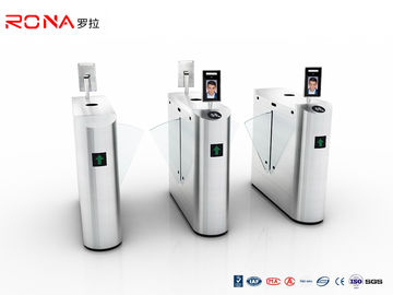 comprar 12VDC torniquete R485 R232 da porta da barreira da aleta do SUS 304 com reconhecimento de cara online manufacture