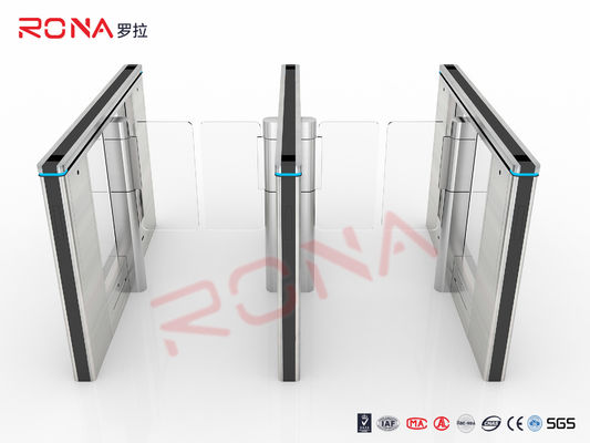 Torniquete automático da porta de velocidade do controle de acesso 6 pares do sensor com o servo motor sem escova