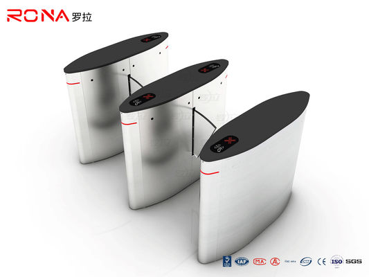 Material de aço inoxidável do varredor do código de barras da porta da barreira da aleta do torniquete 304 eletrônicos