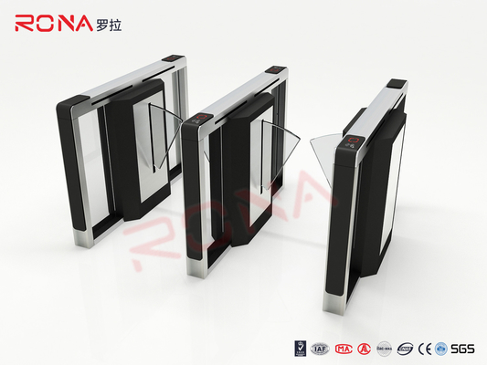 Porta de barreira de flaps automática RFID 304 de aço resistente