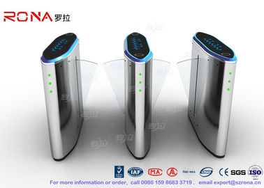 IP54 antissistema automático do código de barras das portas da velocidade do torniquete da aleta da descoberta com luz de Bule