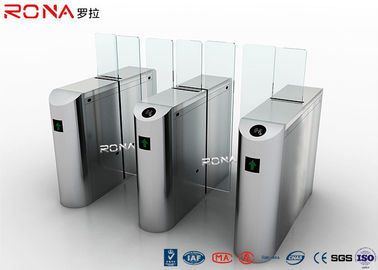 304 motor deslizante de aço inoxidável da porta 220AC Sevor da barreira com vidro completo da altura