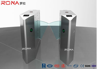 Torniquete pedestre da barreira da aleta do controle, sistemas do controle de acesso da porta eletrônicos