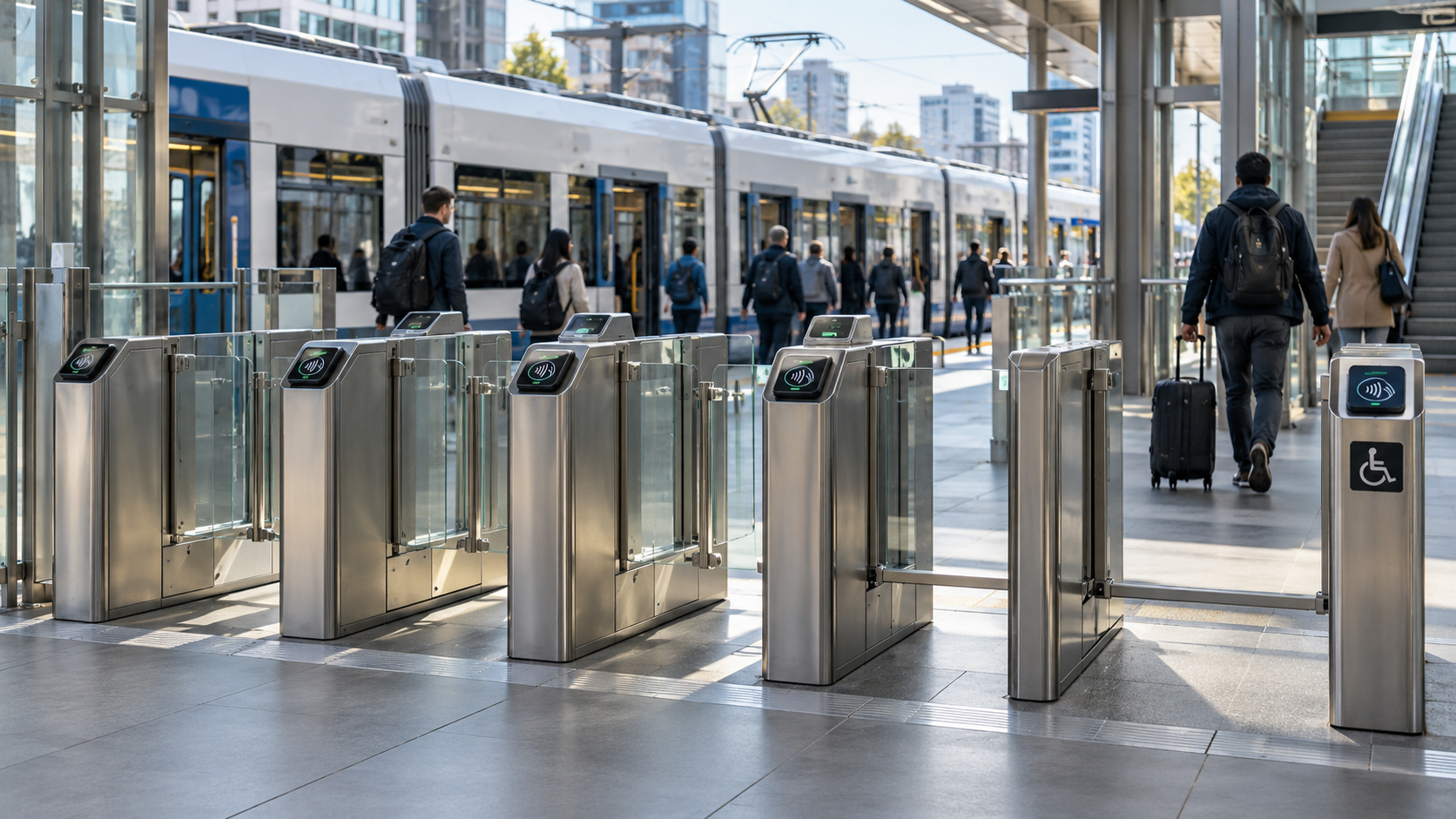 Últimos blogs da empresa sobre Seattle Light Rail Fare Gate Pilot Signals New Priorities for Transit Turnstile Specifications