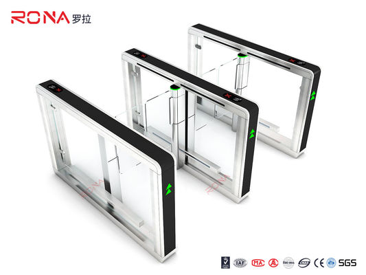 304# aço inoxidável porta de velocidade de linha rápida torneira altura da cintura com painéis de barreira transparentes