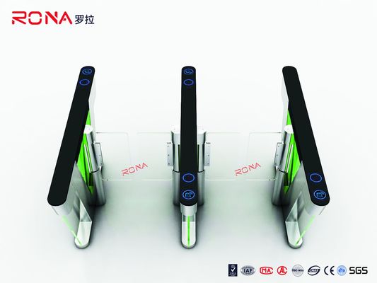 304 de aço inoxidável Leia cartão de segurança Porta giratório Sistema de controle de pedestres