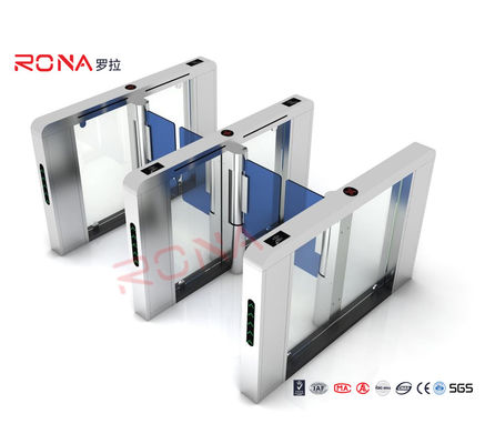 Sistema de controlo de acesso de torneiras de porta de alta velocidade de luxo para edifícios de escritórios aprovado pelo CE