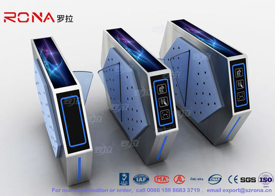 Caminhada automática da porta da barreira da aleta do controlo de acessos através do torniquete óptico