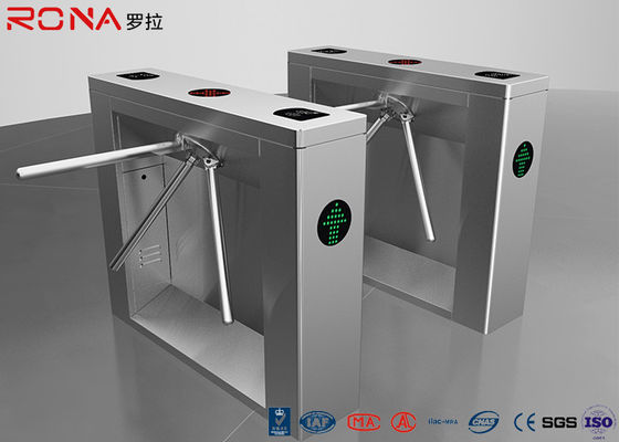 Controle de acesso AC220V da porta do torniquete do tripé da segurança com o leitor de cartão do RFID