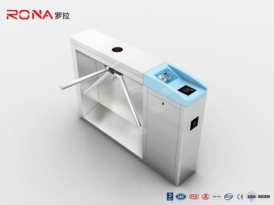 Portão de catraca com tripé totalmente automático de aço inoxidável 304 para interior ou exterior