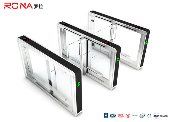 Catraca de portão automático de aço inoxidável com leitor de cartão RFID