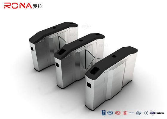 Porta inteligente da barreira da segurança do sistema do controle de acesso do escritório com o leitor da impressão digital/cartão